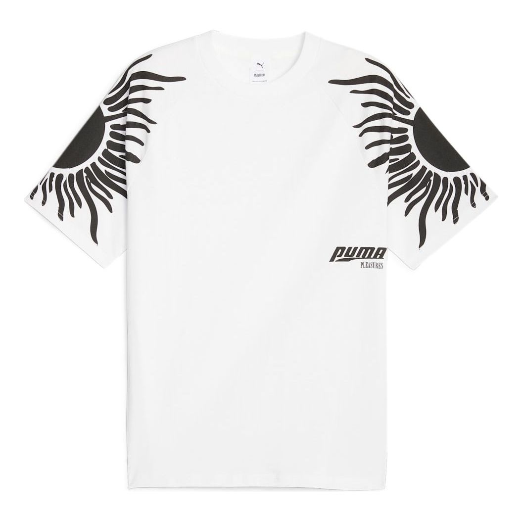 PUMA x PLEASURES Graphic T-shirt 'White' 625195-02
