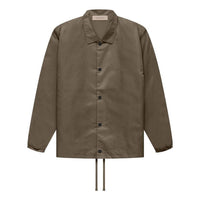 Fear of God Essentials FW22 Coaches Jacket 'Wood' FOG-FW22-147