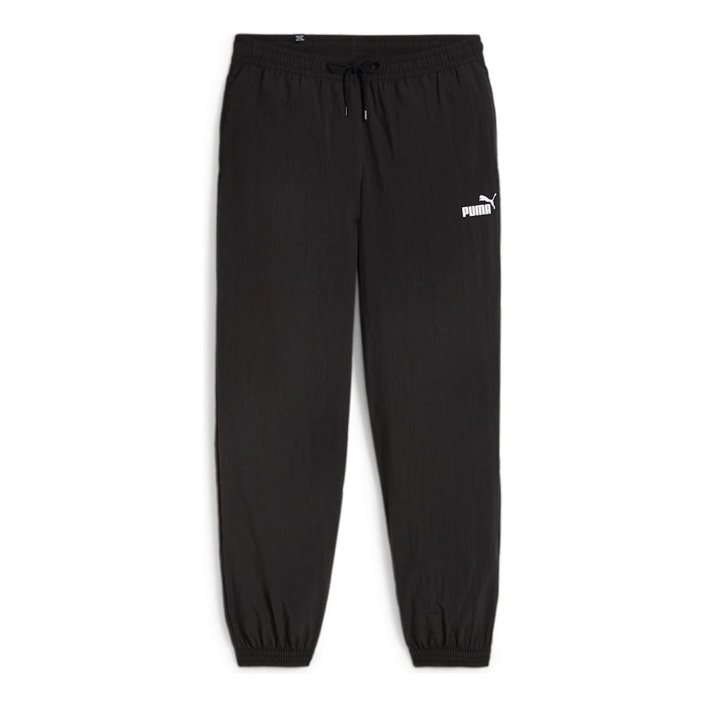 (WMNS) PUMA ESS+ Woven Pants 'Black' 680406-01