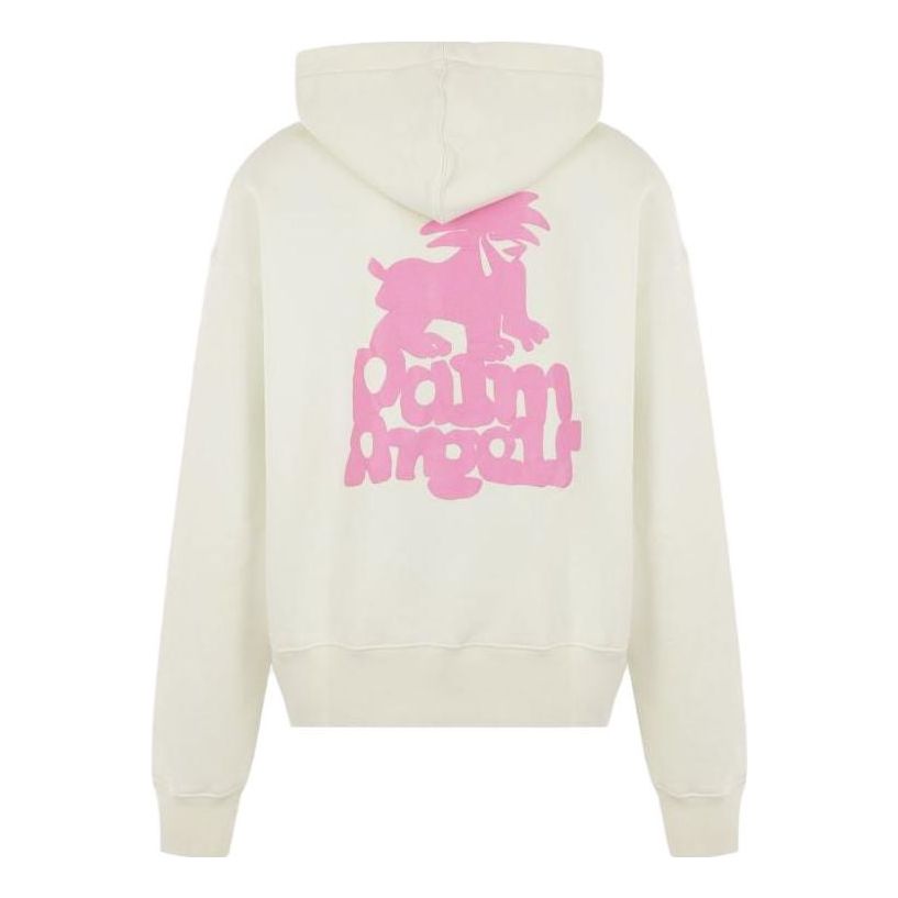 Palm Angels SS23 Leon Classic Hoodie 'Pale Green Fuchsia' PMBB058E23FLE0045432