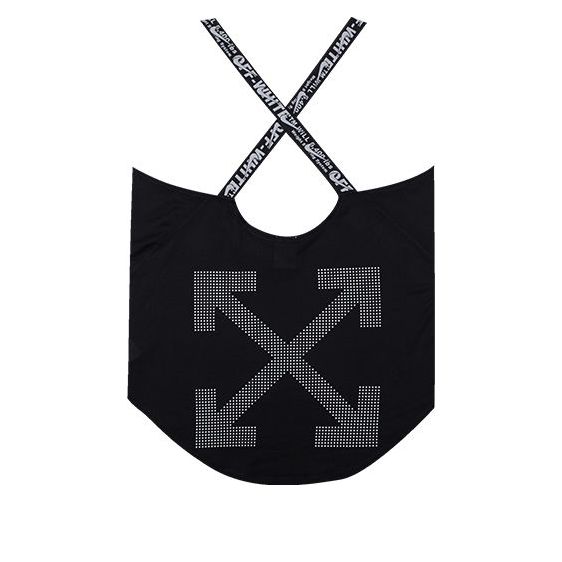 (WMNS) Nike x Off-White Tank-Top Asia Sizing 'Black' CI1776-010