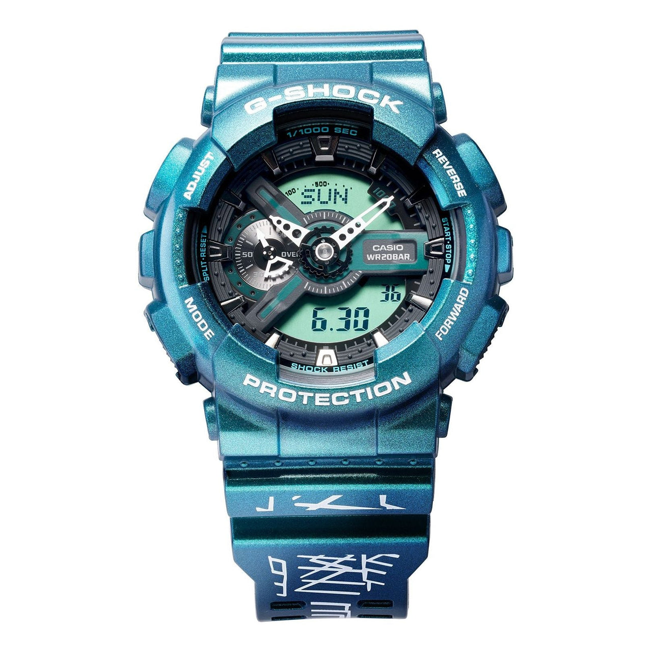 CASIO G-Shock Analog-Digital 'Green' GA-110KAL22-3PFS