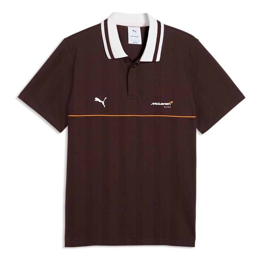 PUMA x McLAREN RACING Jacquard Polo 'Chocolate Fondue' 637876-05