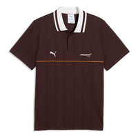 PUMA x McLAREN RACING Jacquard Polo 'Chocolate Fondue' 637876-05