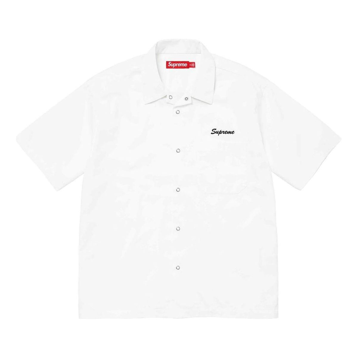 Supreme x Margaret Keane Teardrop S/S Work Shirt 'White Blue' SUP-SS24-142