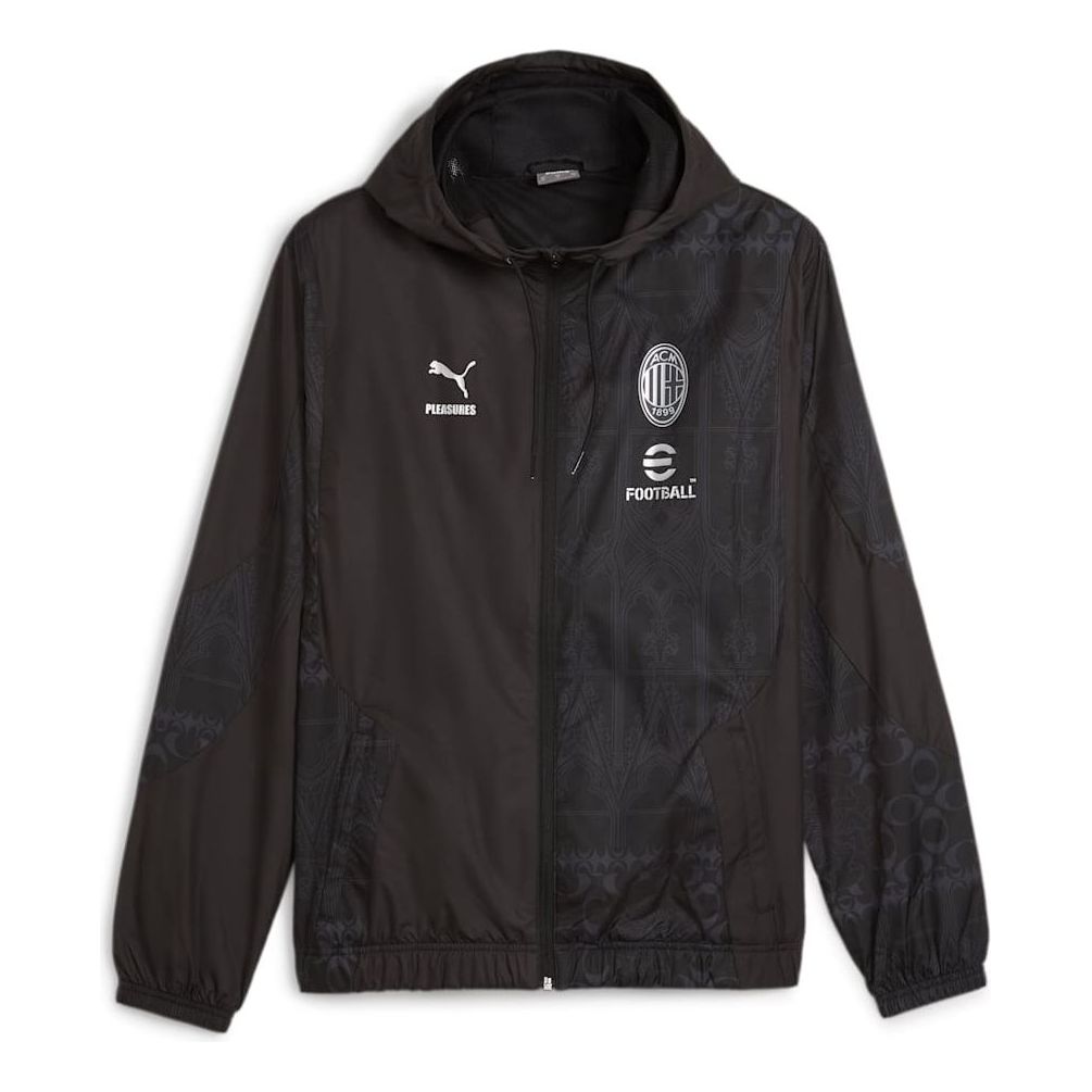 PUMA x AC MILAN PLEASURES Football Pre-match Jacket 'Black' 776092-01