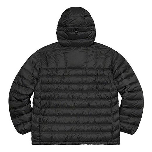 Supreme Micro Half Zip Hooded Pullover 'Black White' SUP-FW21-319