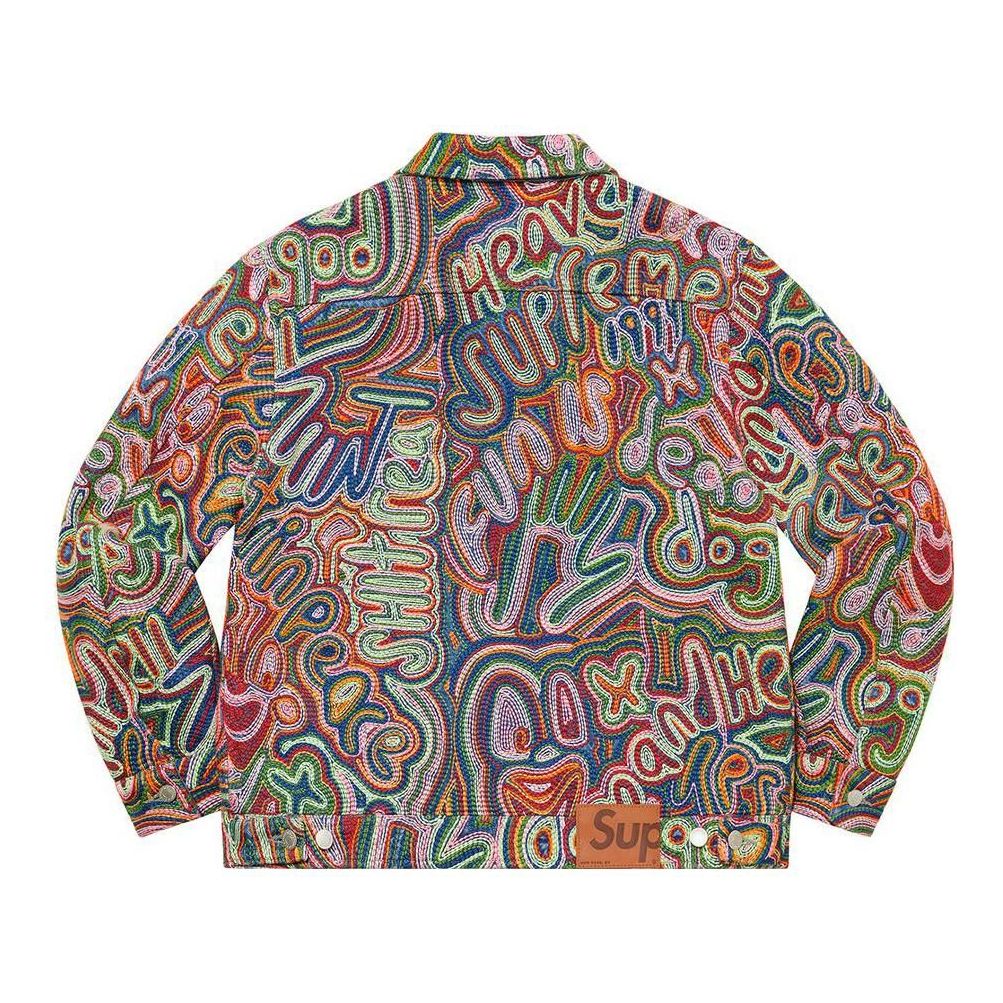 Supreme Chainstitch Denim Jacket 'Multi-Color' SUP-SS22-806