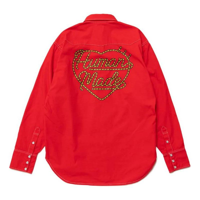 HUMAN MADE Western Shirt 'Red' HM25SH008