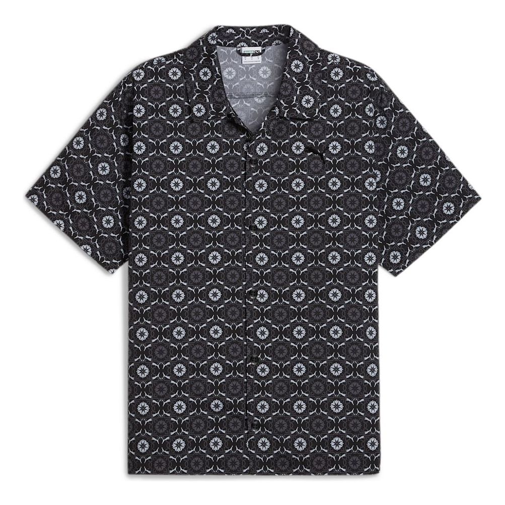 PUMA Classics New Prep Aop Woven Shirt 'Black' 627953-01