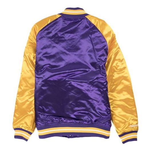 Mitchell & Ness x NBA Los Angeles Lakers 2000 Final Jaket 'Purple Yellow' STJKAJ19010-LALPURP