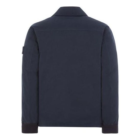 STONE ISLAND Compass-Patch Button-Up Down Shirt 'Navy' 7915422F1-V0020