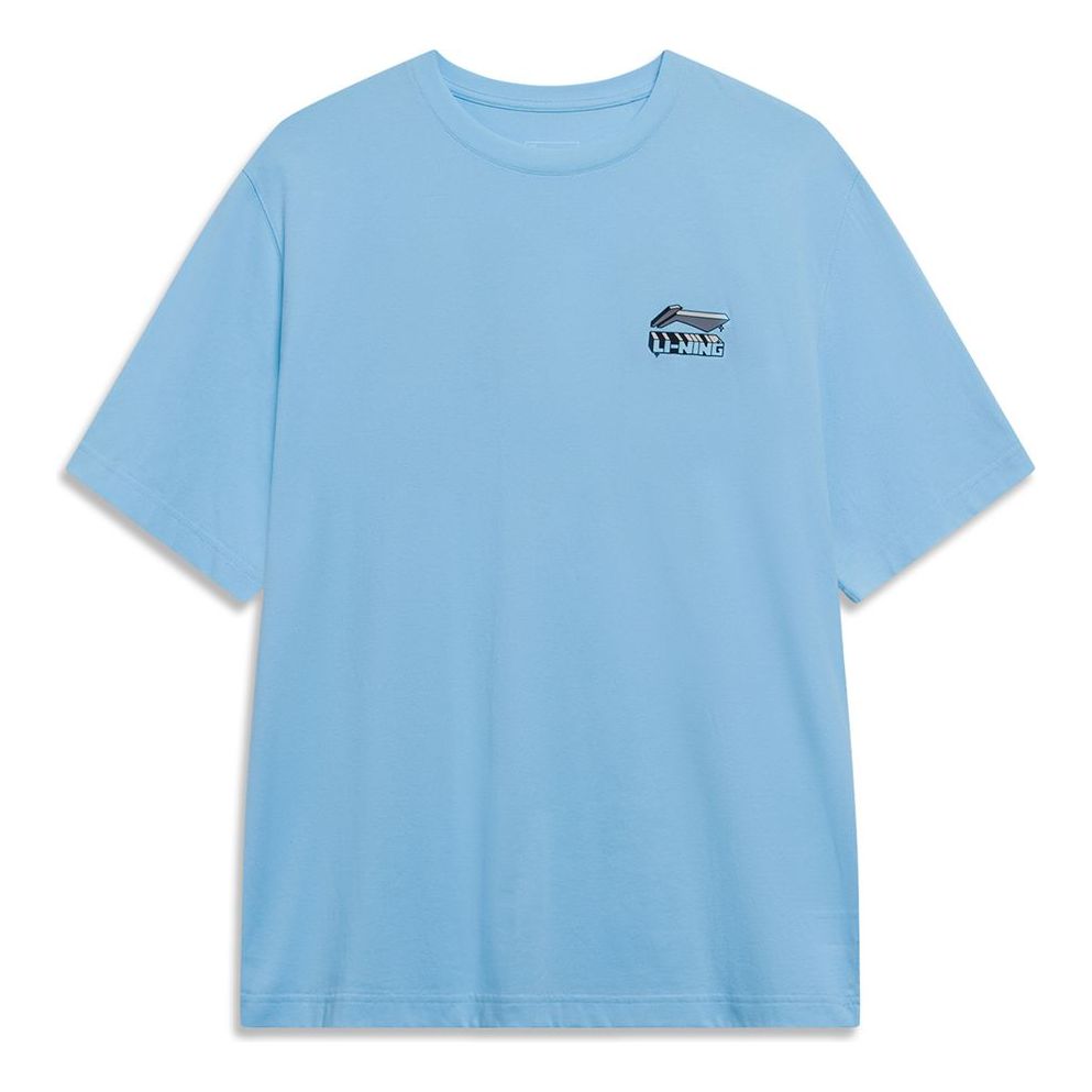 Li-Ning Cartoon Graphic T-shirt 'Blue' AHST179-6