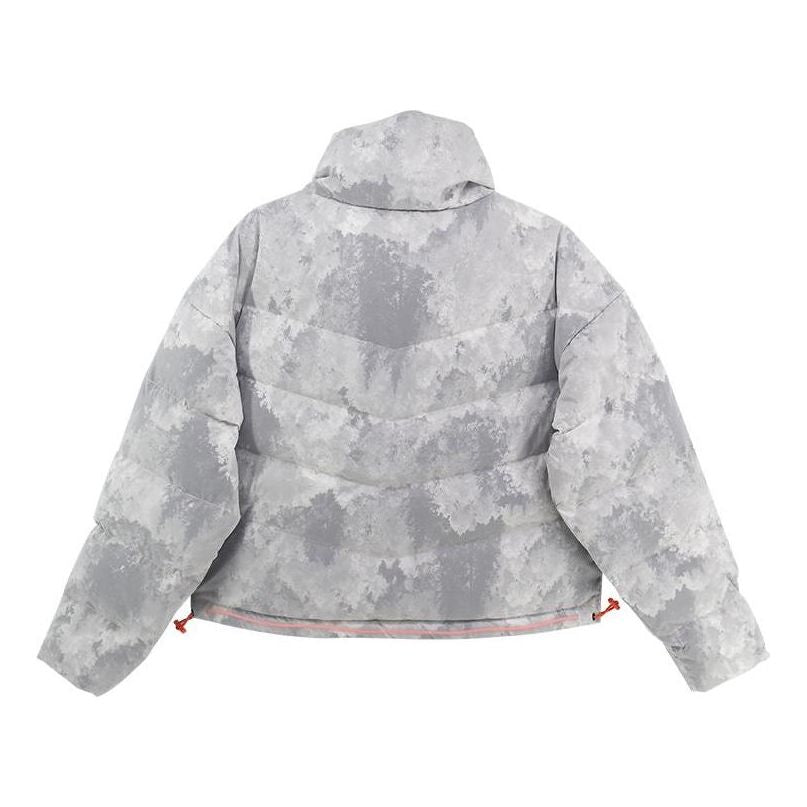 (WMNS) Converse Down Jacket 'White Grey' 10021988-A01