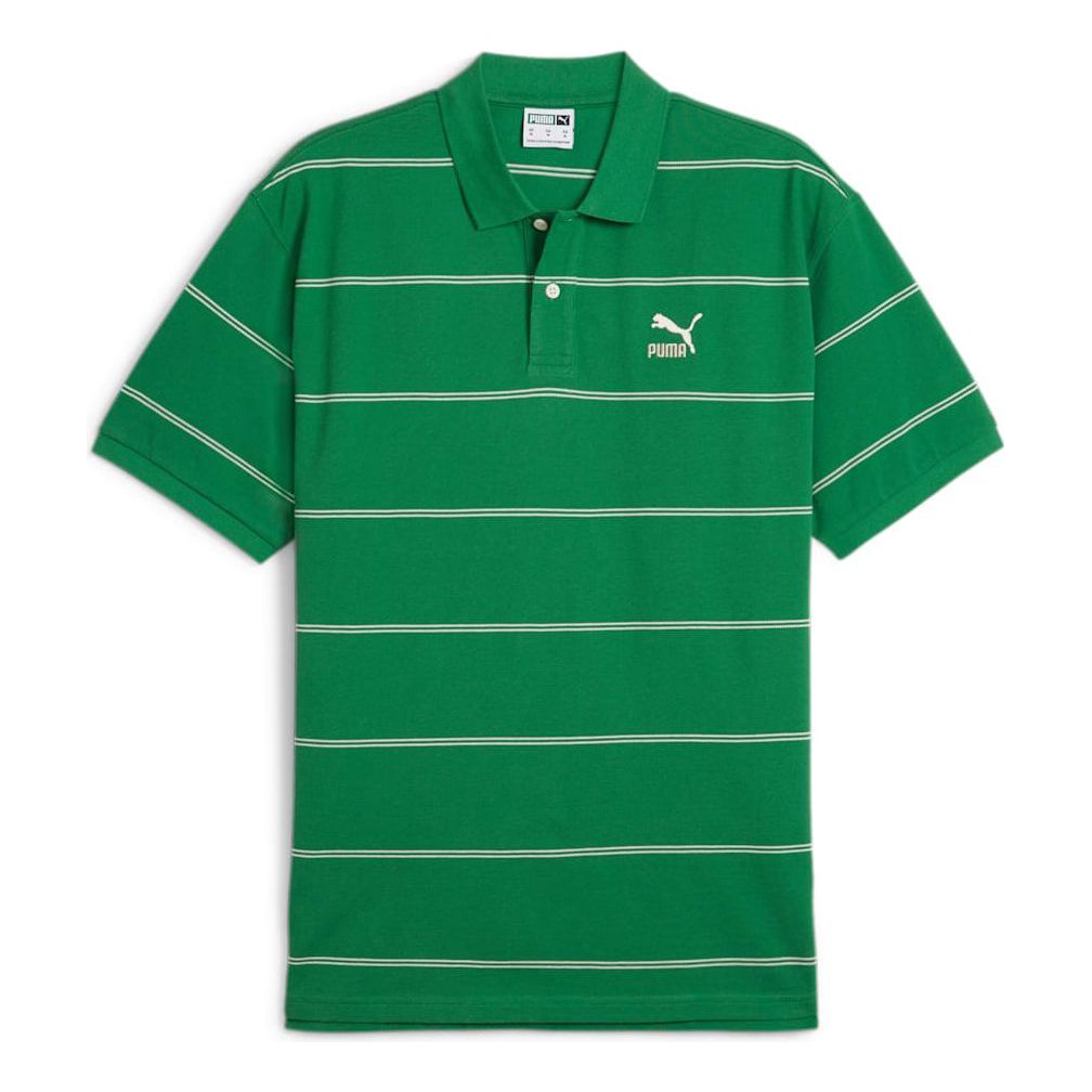 PUMA TEAM Polo Shirt 'Green White' 627122-86