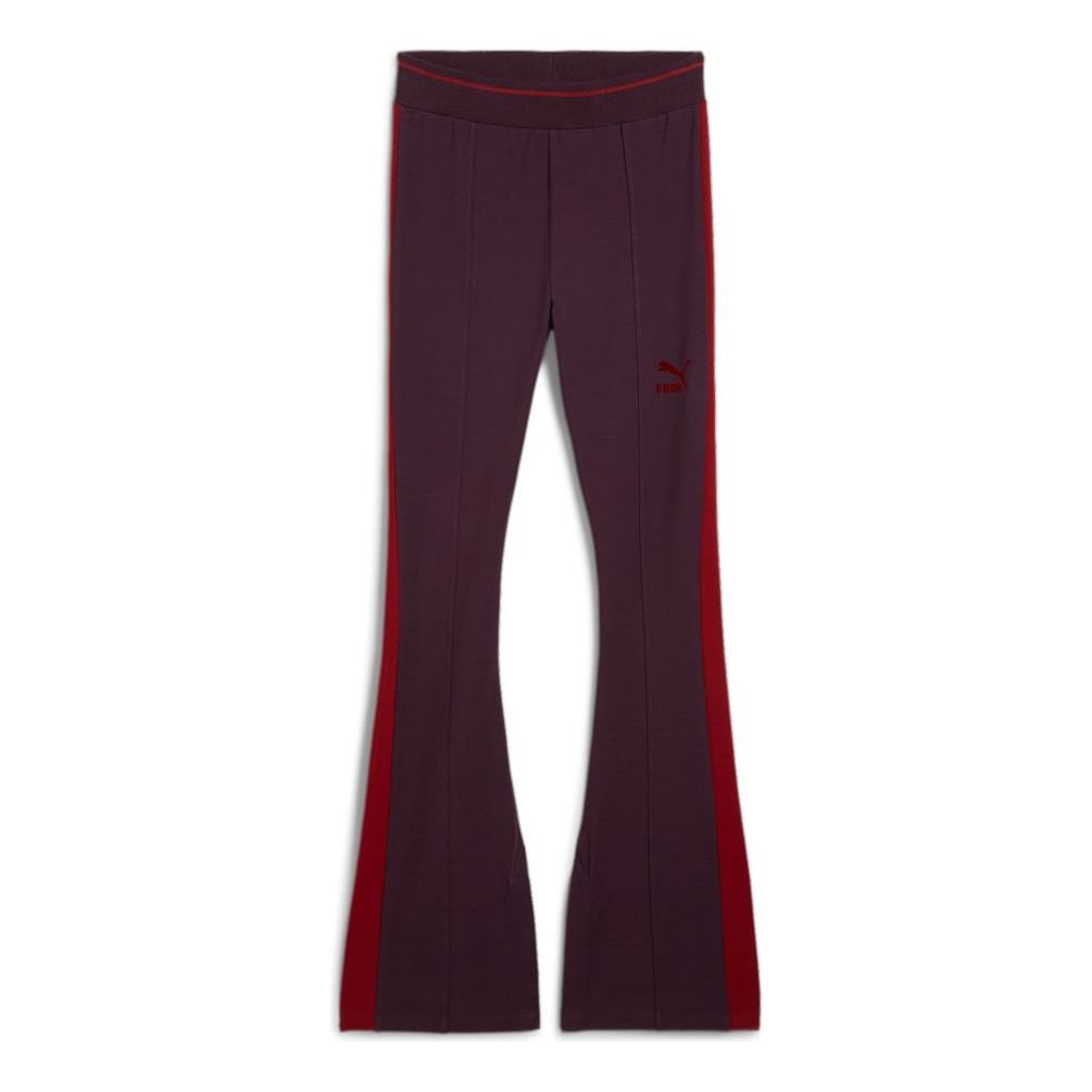 (WMNS) PUMA T7 Flared Leggings 'Midnight Plum' 626809-44
