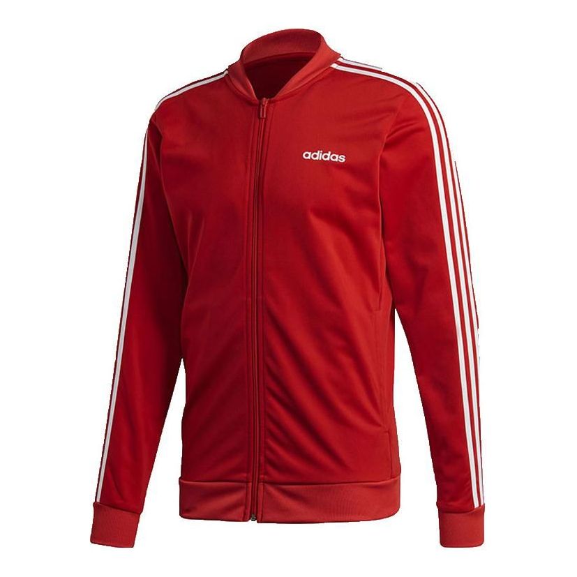 adidas 3-Stripes Sports Set Asia Sizing 'Red Black' FM6308