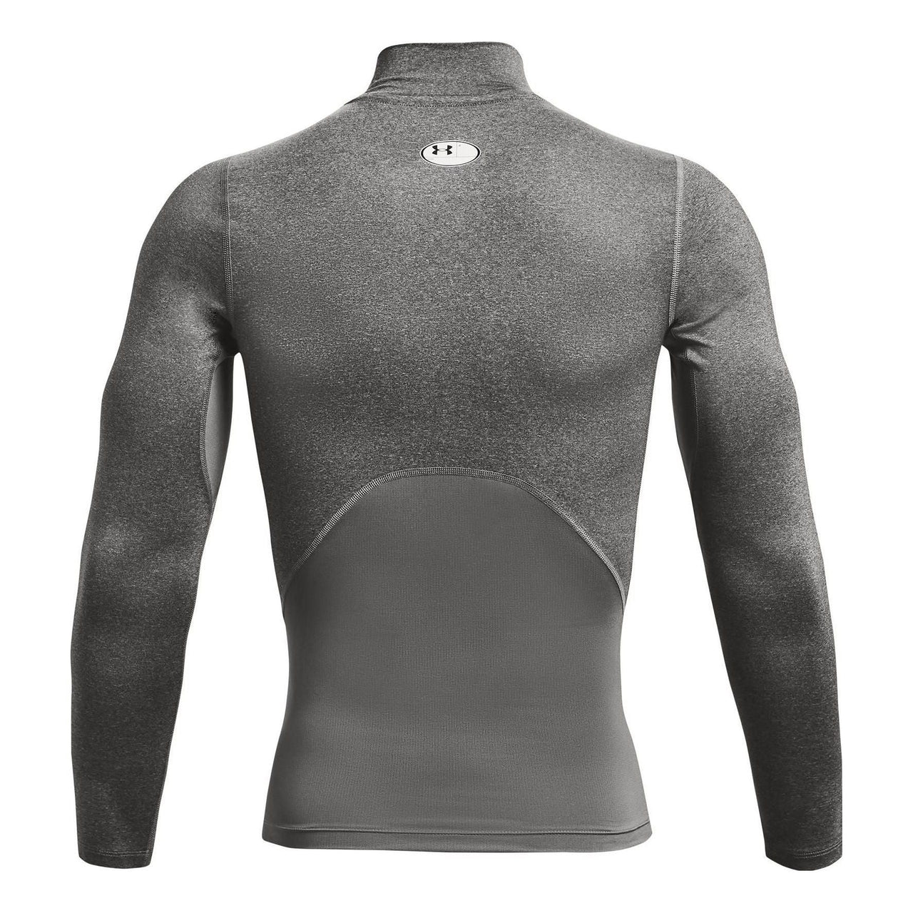Under Armour HeatGear Compression Mock T-Shirt 'Carbon Heather Black' 1369606-090