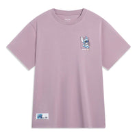 (WMNS) Li-Ning x Disney Stitch Graphic T-shirt 'Mauve' AHST500-3