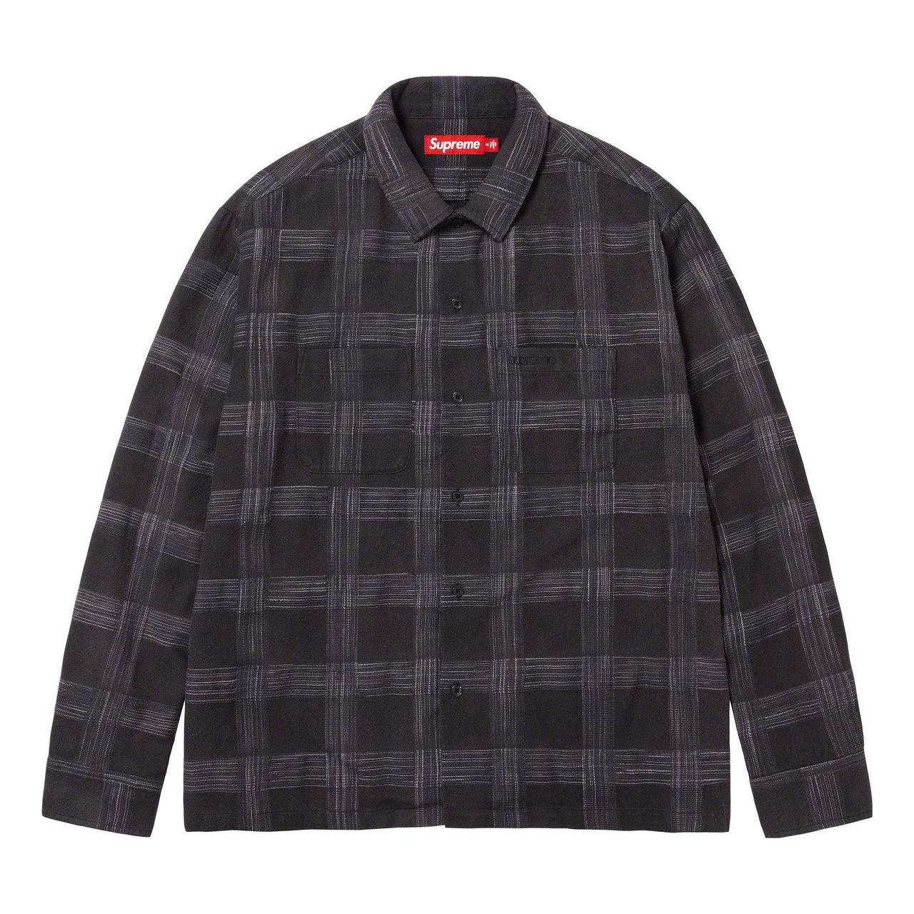 Supreme Woven Plaid Shirt 'Black' SUP-FW23-046