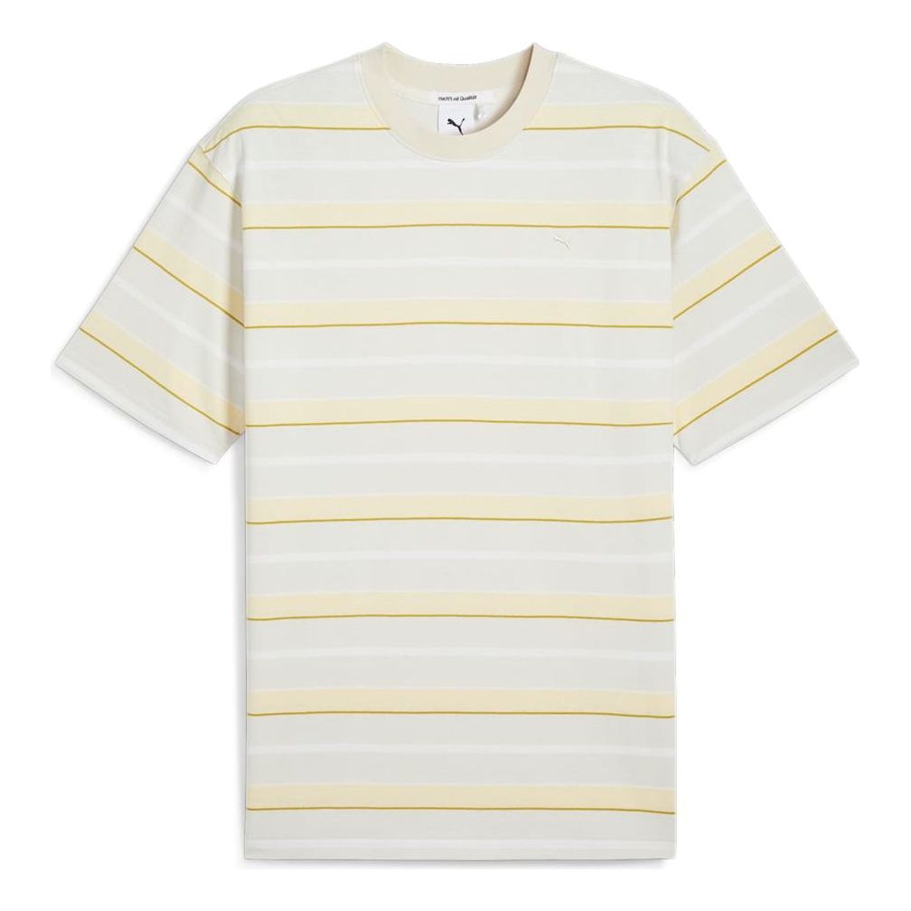 PUMA MMQ Striped T-Shirt 'Alpine Snow' 626552-87