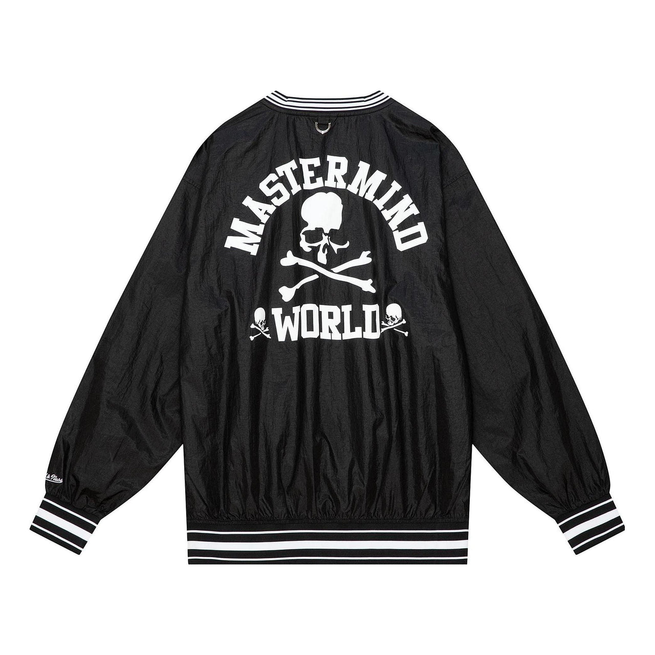 Mitchell & Ness x Mastermind Nylon Pullover Sweatshirt 'Black' TVNC5243-CLBYYPPPBLCK