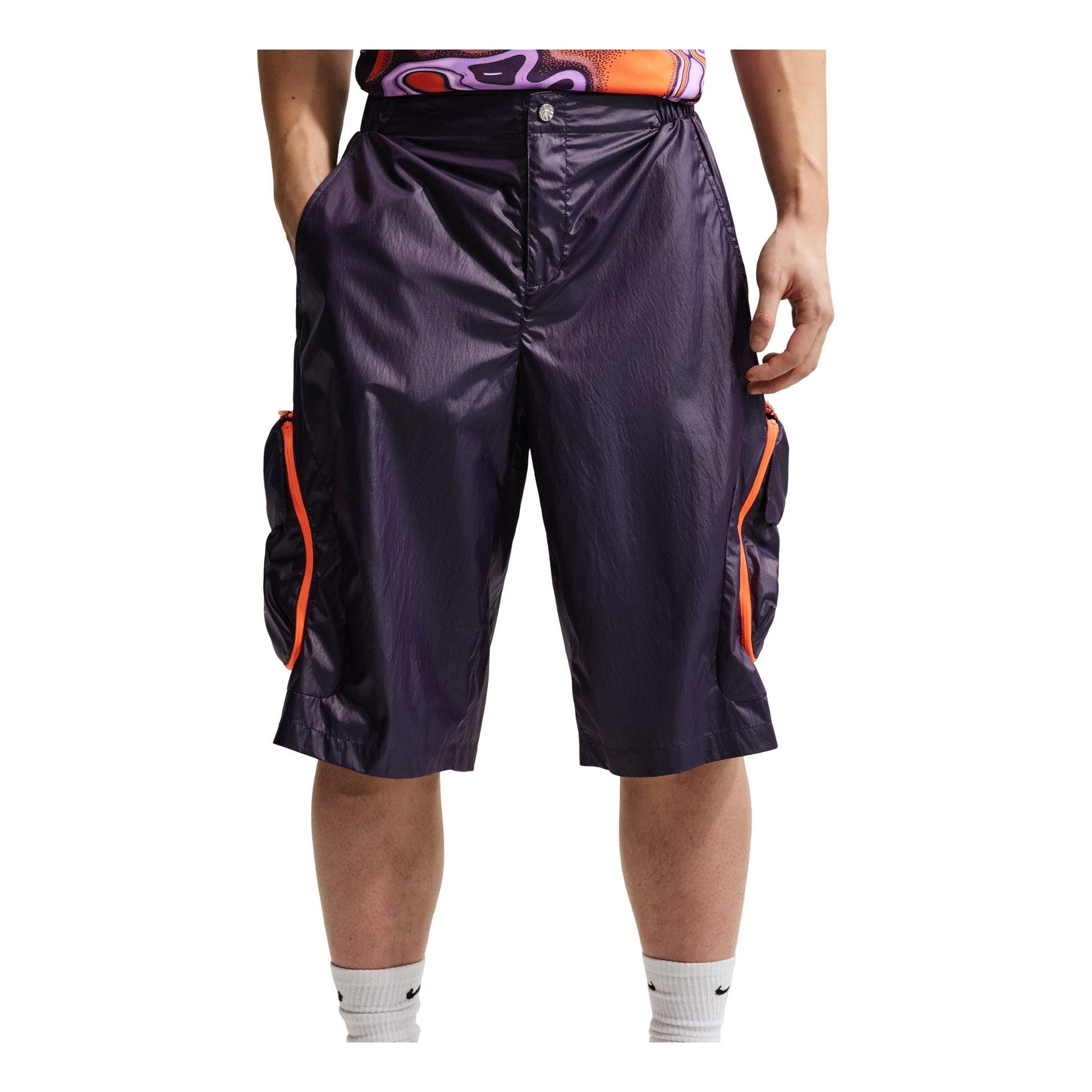 Nike Project F.R.O.G. Woven Pod Cargo Shorts 'Purple Dynasty Tangerine Tint' IF1292-525