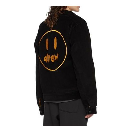 Drew House Ssense Exclusive Painted Mascot Jacket 'Black' DH-C6362-PMBK