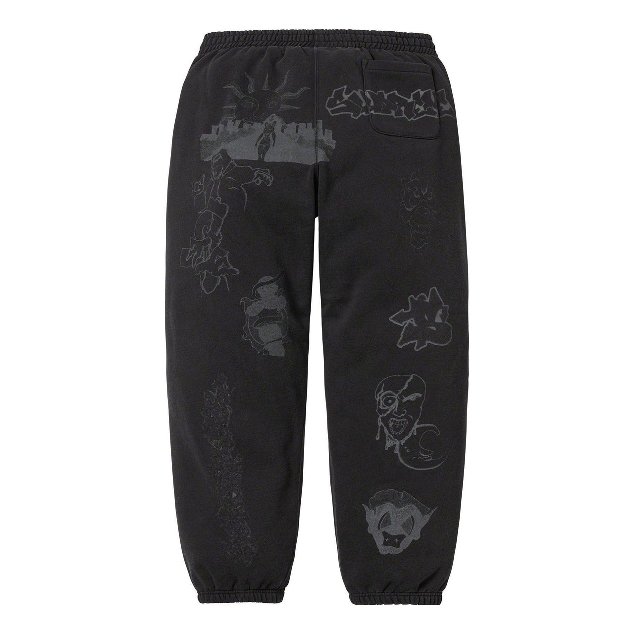 Supreme Sunrise Sweatpants 'Black Multi-Color' SUP-FW23-047