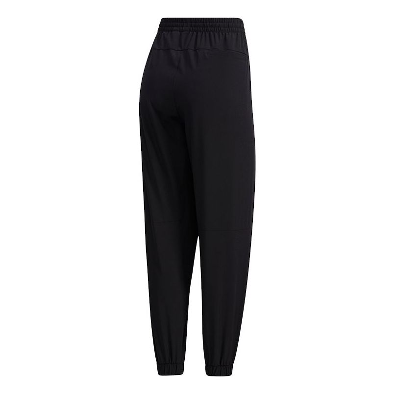 (WMNS) adidas Woven Pants 'Black' GL5615