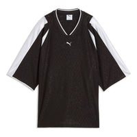 (WMNS) PUMA Lace Pack Oversized Jersey 'PUMA Black' 638741-01
