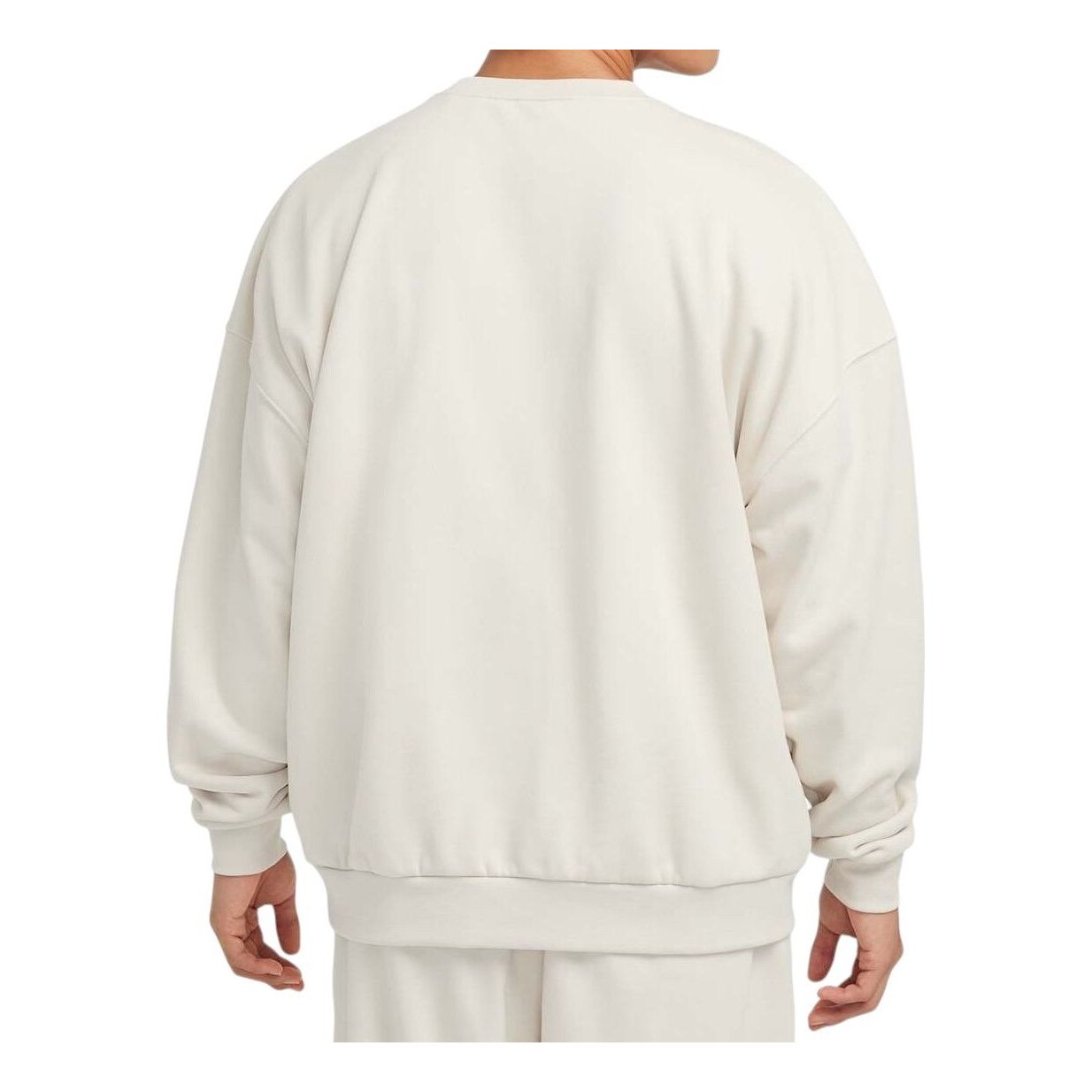 Nike Club Fleece Oversized French Terry Crew Top Asia Sizing 'Beige' HJ1820-104