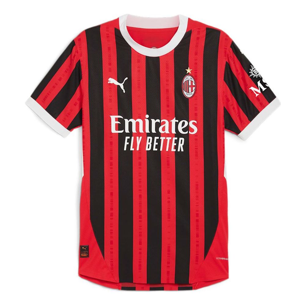 PUMA AC Milan 24/25 Authentic Home Football Jersey 'Red Black' 774949-01