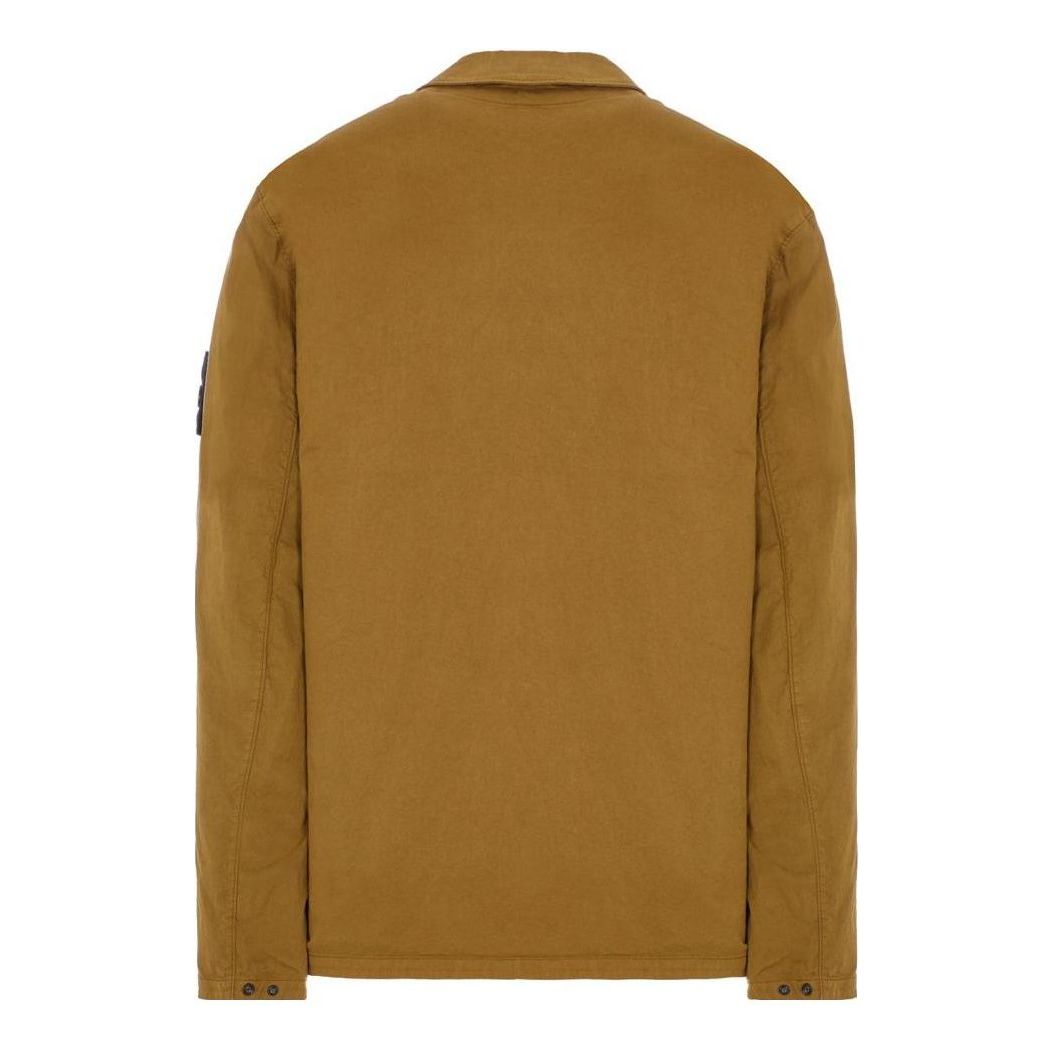 STONE ISLAND Stretch Overshirt 'Dark Beige' 781510210-V0098