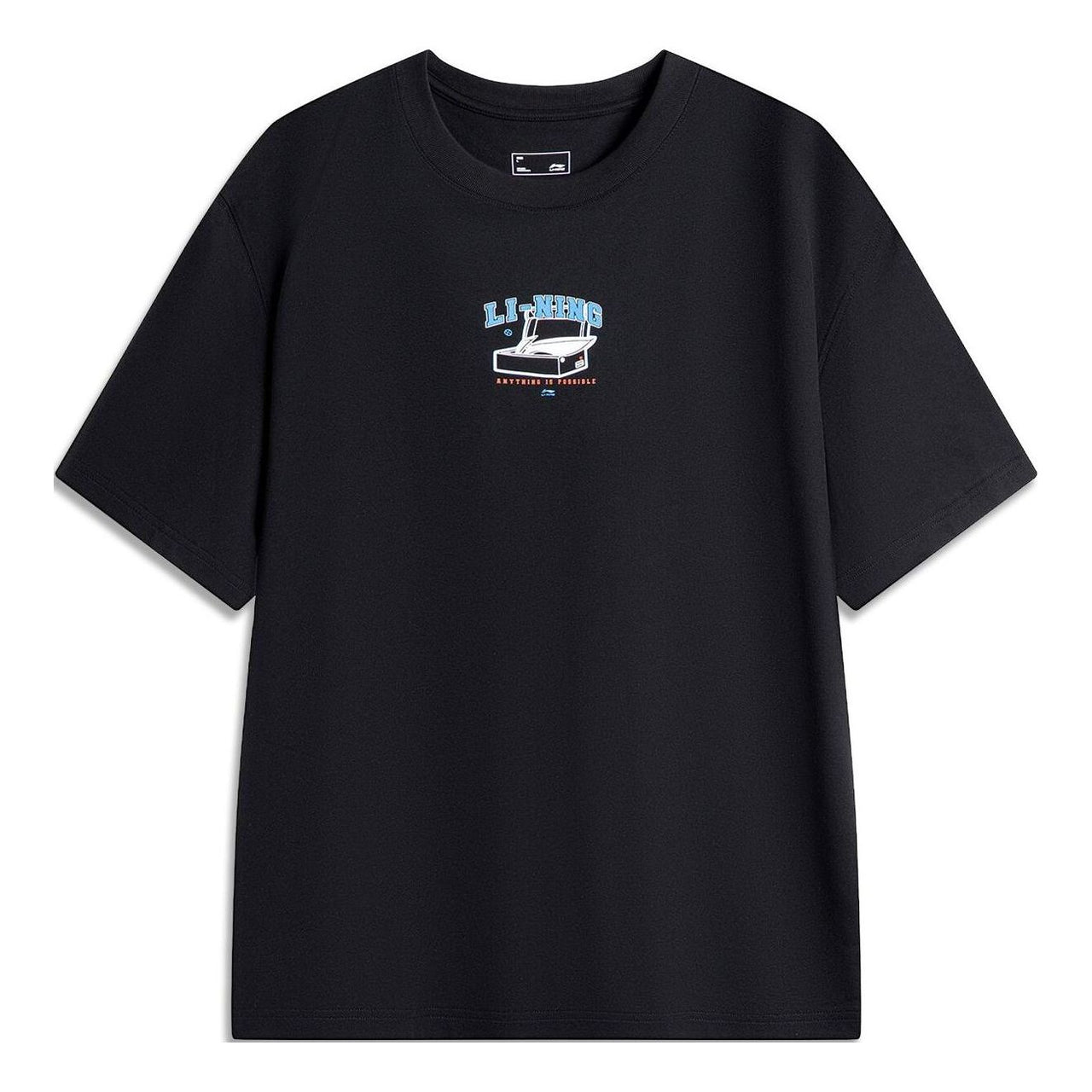 Li-Ning Cartoon Graphic T-shirt 'Black' AHSU541-3