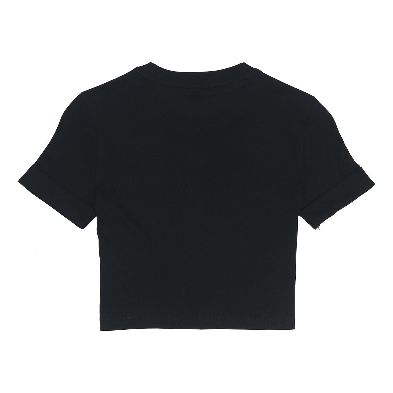 (WMNS) adidas Adicolor Classics Roll-Up Sleeve Crop Top 'Black' GN2802