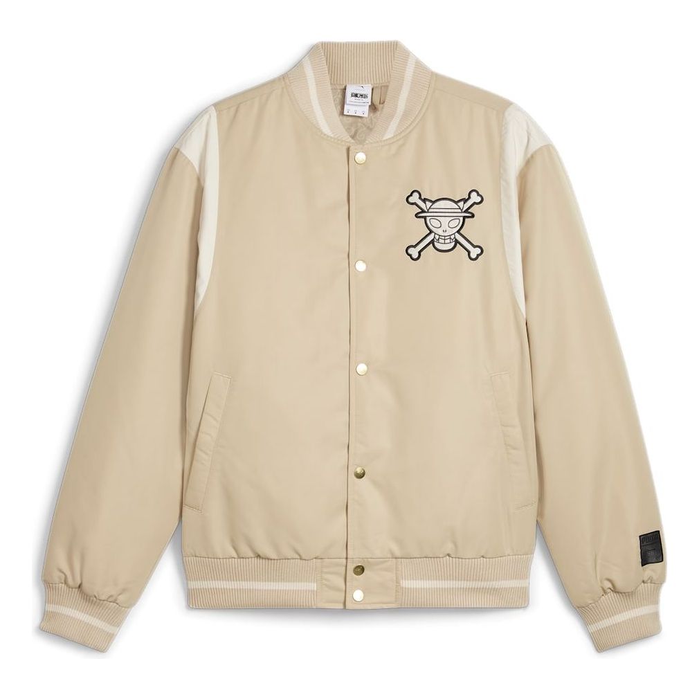 PUMA x ONE PIECE Baseball Jacket 'Putty' 624675-90