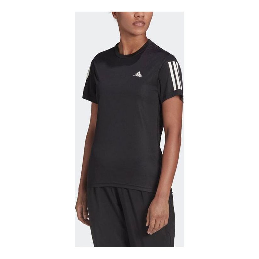 (WMNS) adidas Own The Run T-Shirt 'Black' H59274