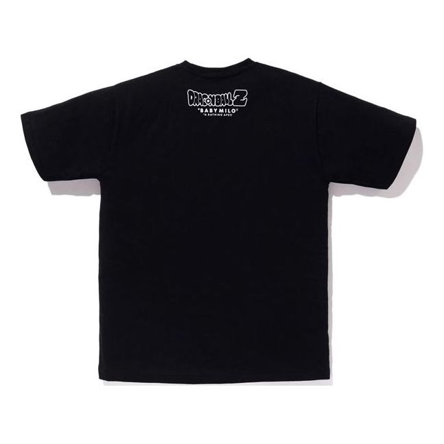 A Bathing Ape Super Saiyan Vegeta & Son Goku Baby Milo T-Shirt 'Black' 2I23-110-910-BLK