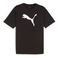 PUMA teamRISE Logo Cotton T-shirt 'Black' 658705-03