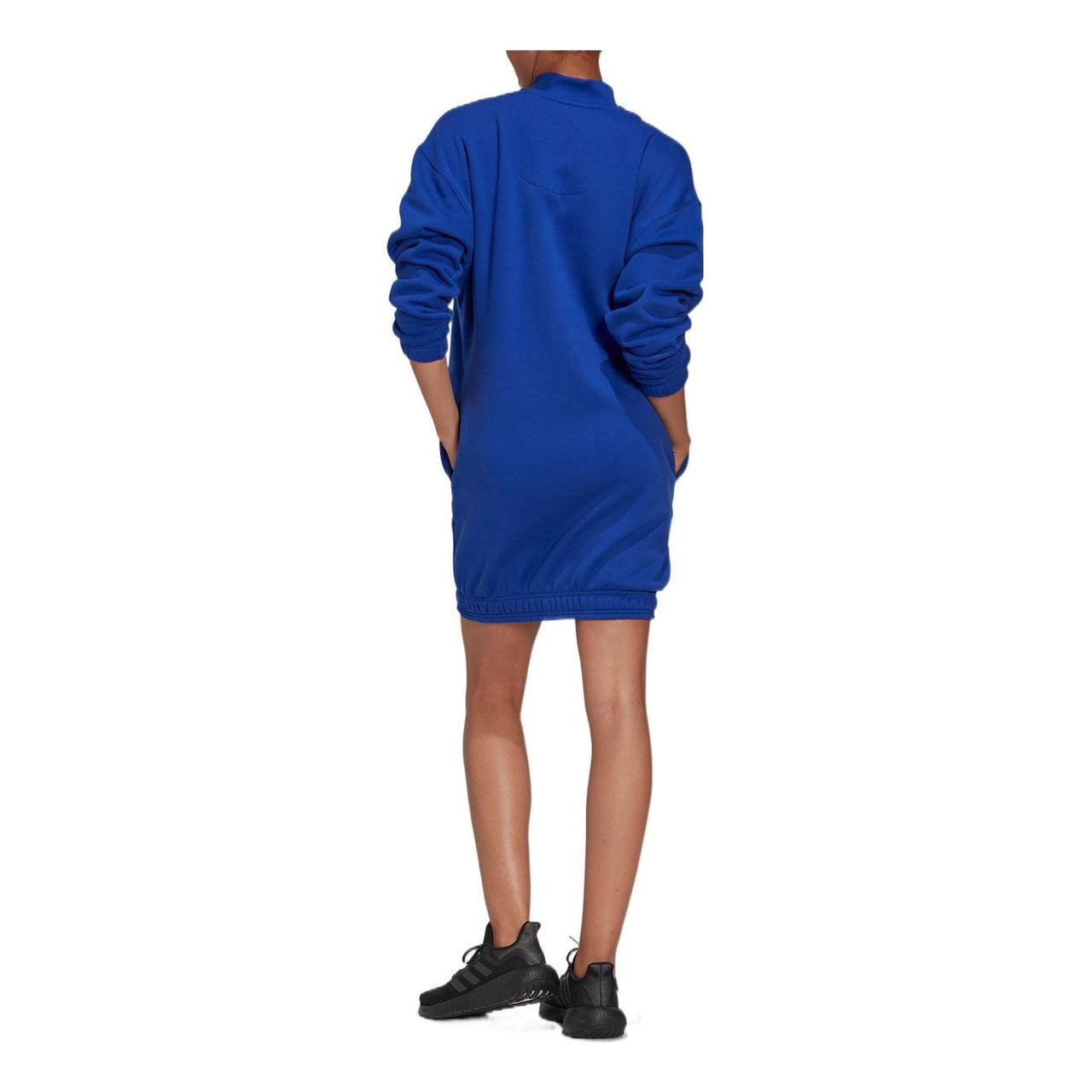 (WMNS) فستان سويت شيرت بنصف سحاب من أديداس "أزرق" HM2894