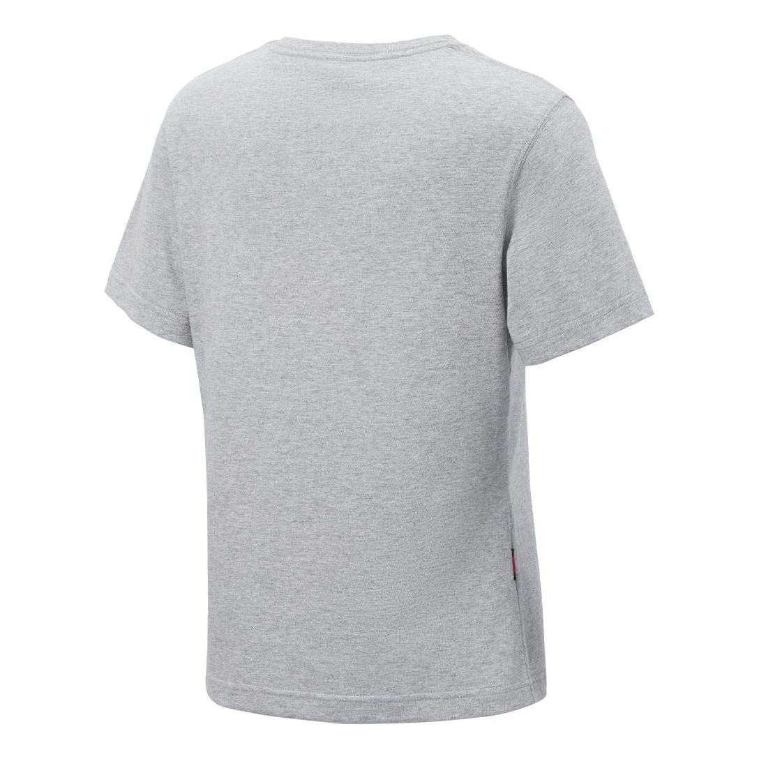 (WMNS) adidas Essential Plain T-Shirt Asia Sizing 'Grey' JE3571