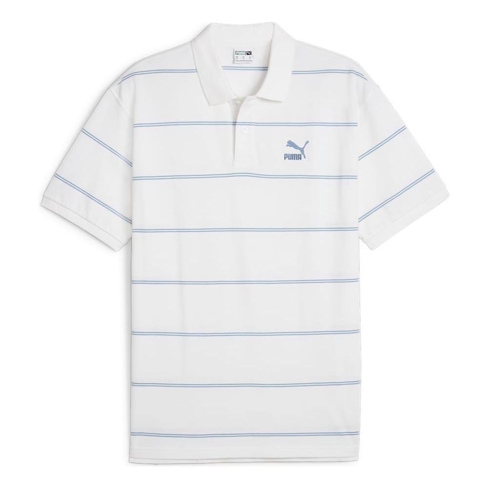 PUMA TEAM Polo Shirt 'White Blue' 627122-02