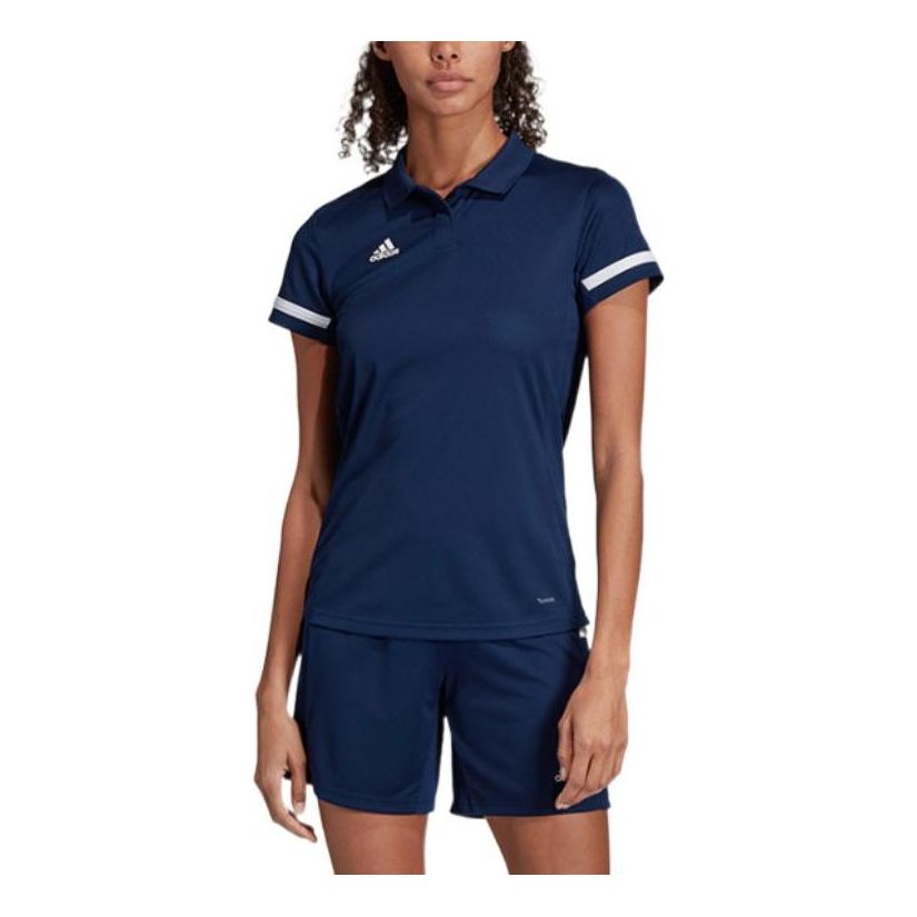 (WMNS) adidas Team 19 Polo Shirt 'Navy' DY8863