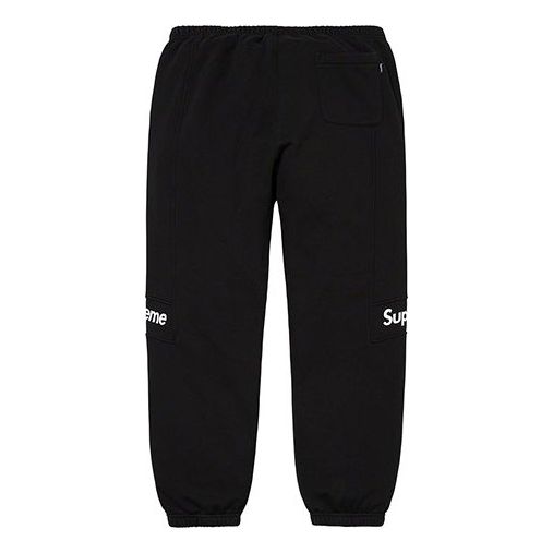 Supreme Color Blocked Sweatpants 'Black White' SUP-SS20-363