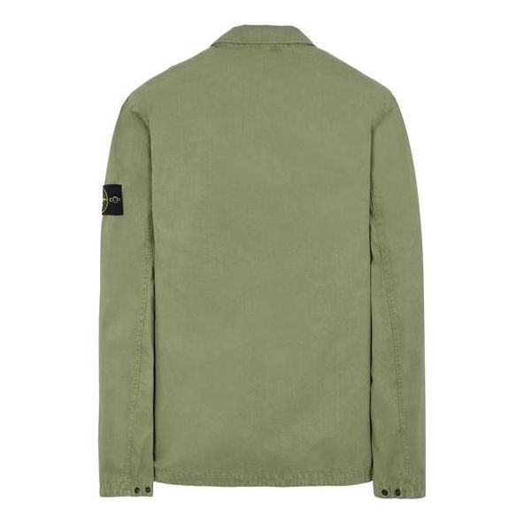 STONE ISLAND Garment-Dyed Jacket 'Sage' 7815106WN-V0155