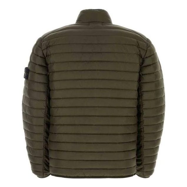 STONE ISLAND Woven Chambers R Nylon Down Jacket 'Olive Green' 791542324-V0058