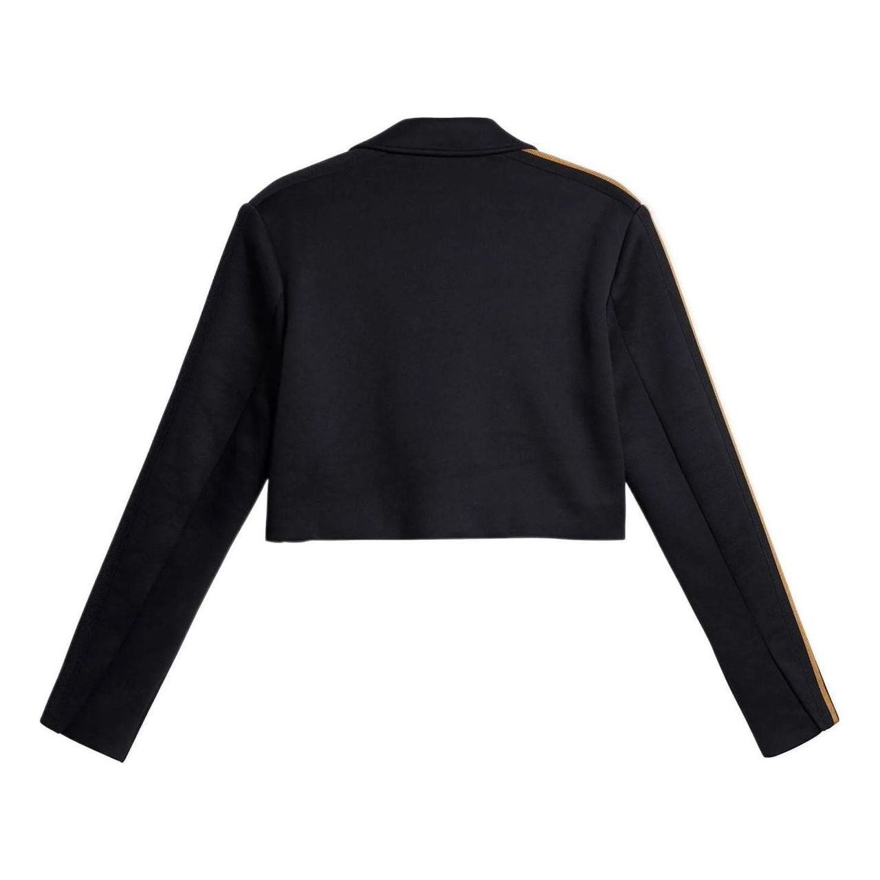 (WMNS) adidas x Ivy Park Suit Crop Jacket 'Black Gold' GP4707
