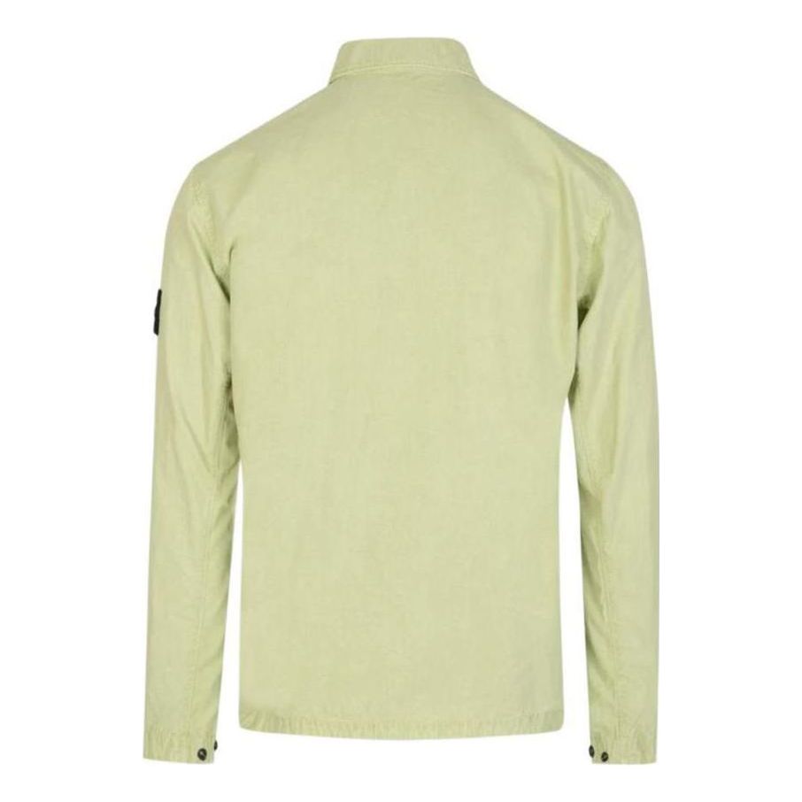 STONE ISLAND Brushed Cotton 2 Pocket Shirt Jacket 'Mint Green' 7615114WN-V0152