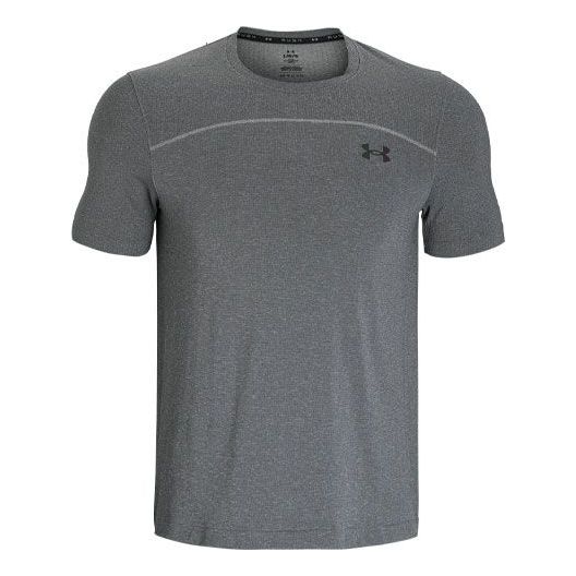 Under Armour Vanish Elite Seamless Wordmark T-shirt 'Grey' 1382799-025